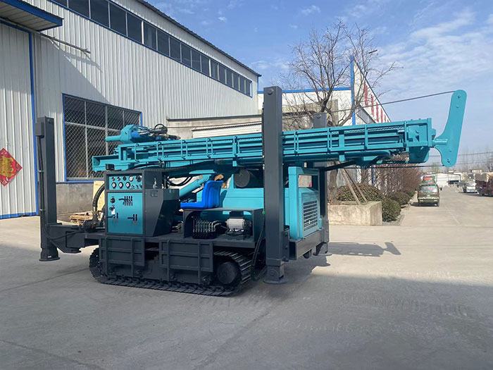 Plataforma de perforación de pozos de agua