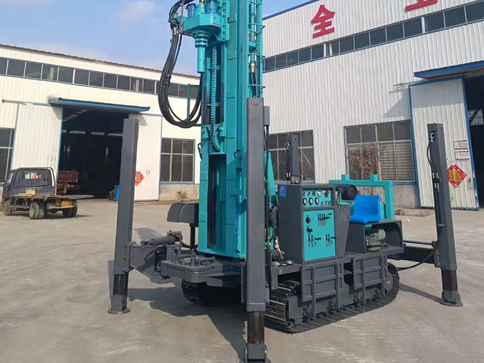 Plataforma de perforación de pozos de agua