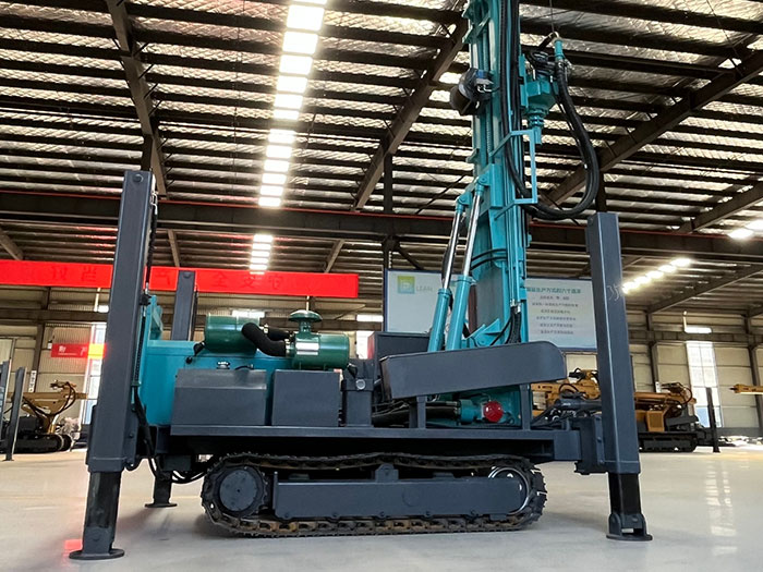 Plataforma de perforación de pozos de agua