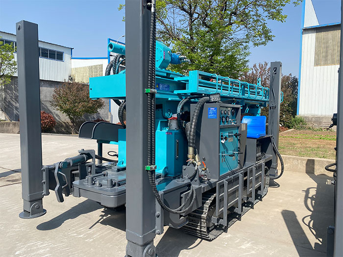 Plataforma de perforación de pozos de agua